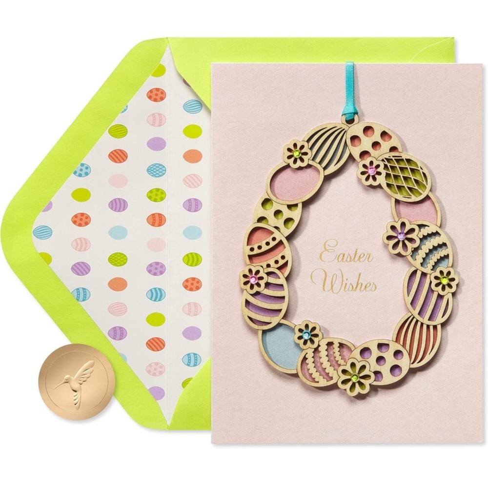Papyrus Easter Card | Hangable | Blessings of Family & Friends